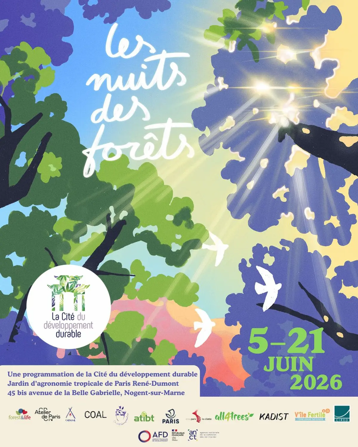 Les Nuits des Forêts au Jardin d'agronomie tropicale de Paris