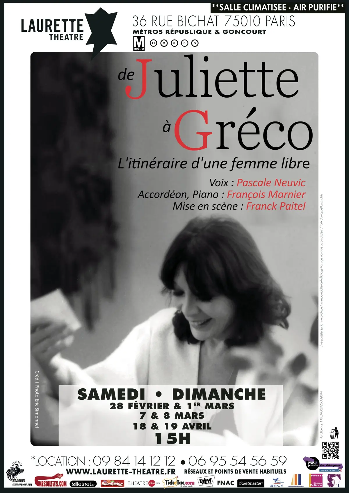 DeJuliette à Gréco ou l'itinéraire d'une femme libre