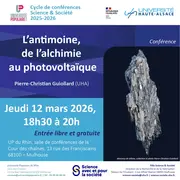 Conférence Science et Société sur l'antimoine