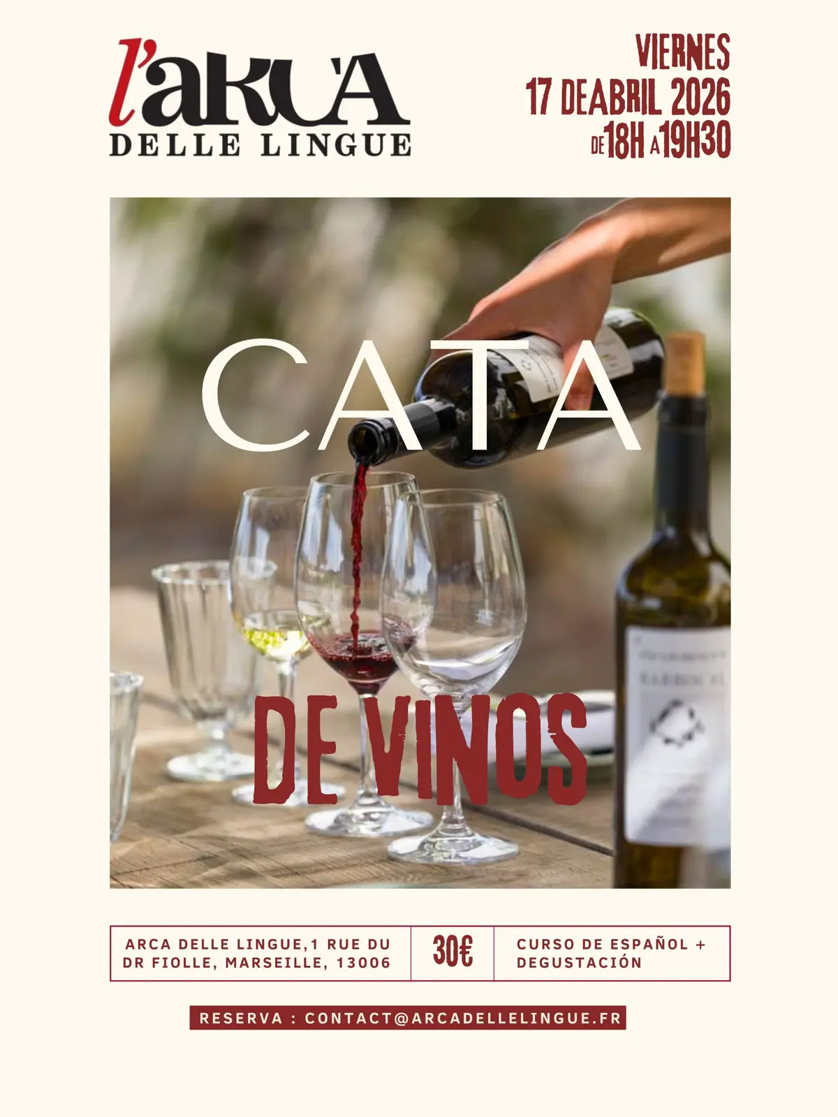 Atelier dégustation vin en espagnol