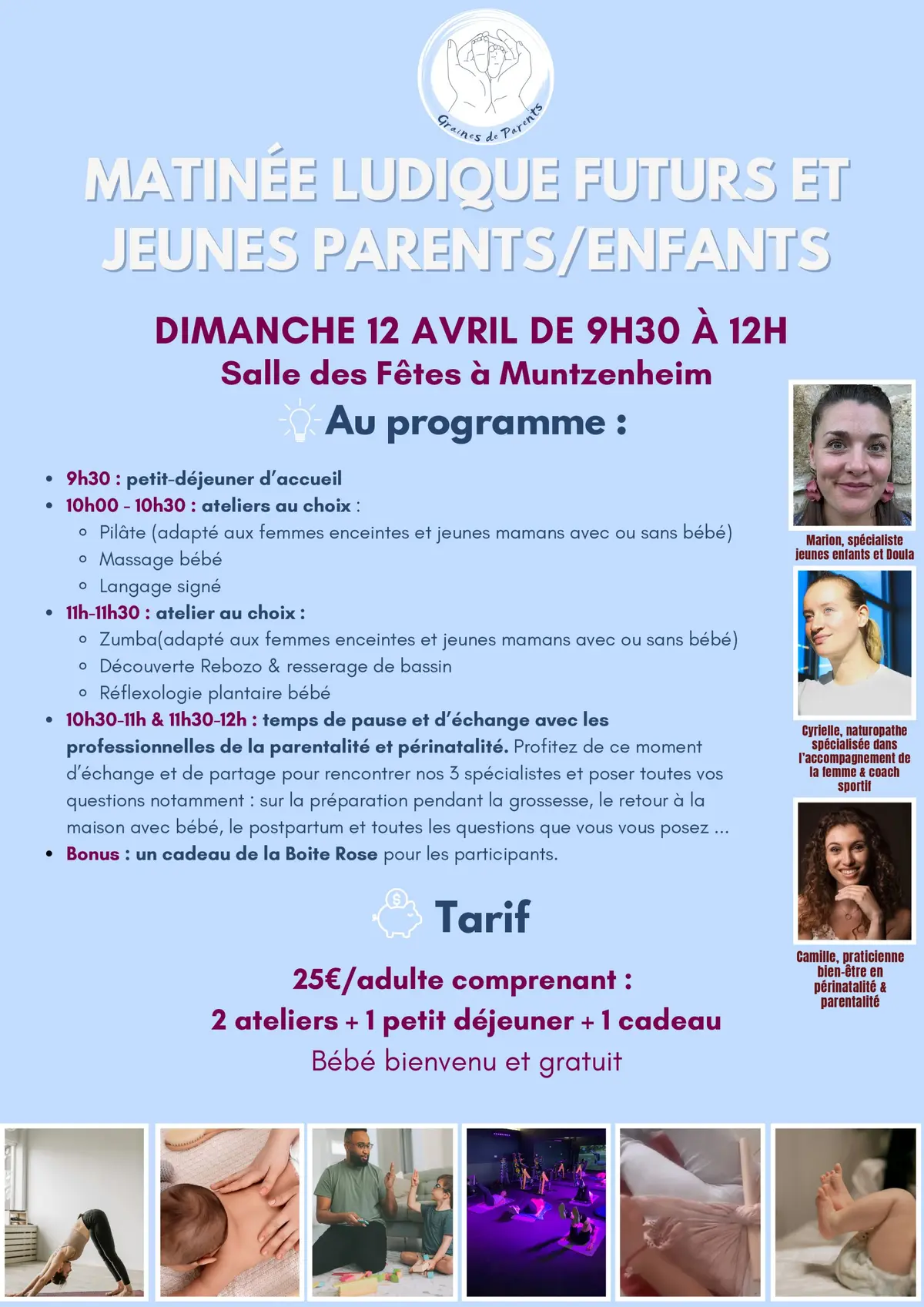 Matinée ludique futurs et jeunes parents/enfants