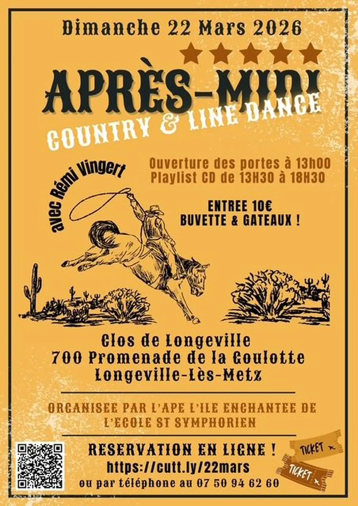 Après-Midi Country et Line dance