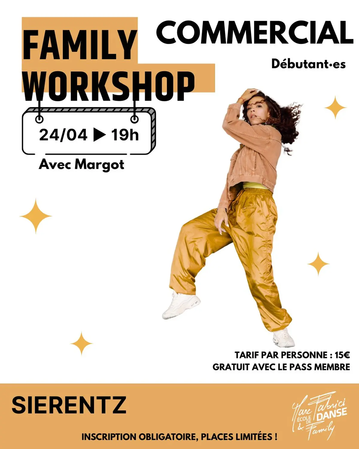 Family Workshop – Commercial niveau débutant