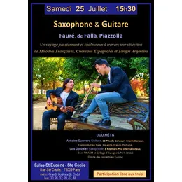      Saxophone & Guitare : Mélodies et Danses