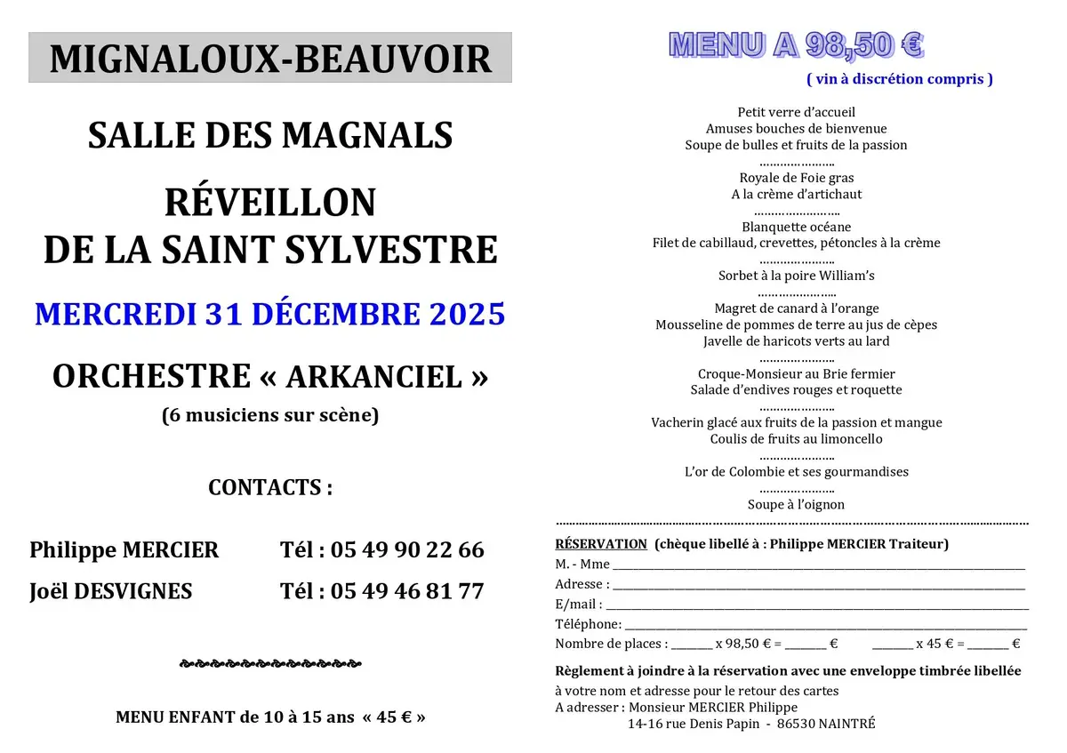 Réveillon de la Saint-Sylvestre