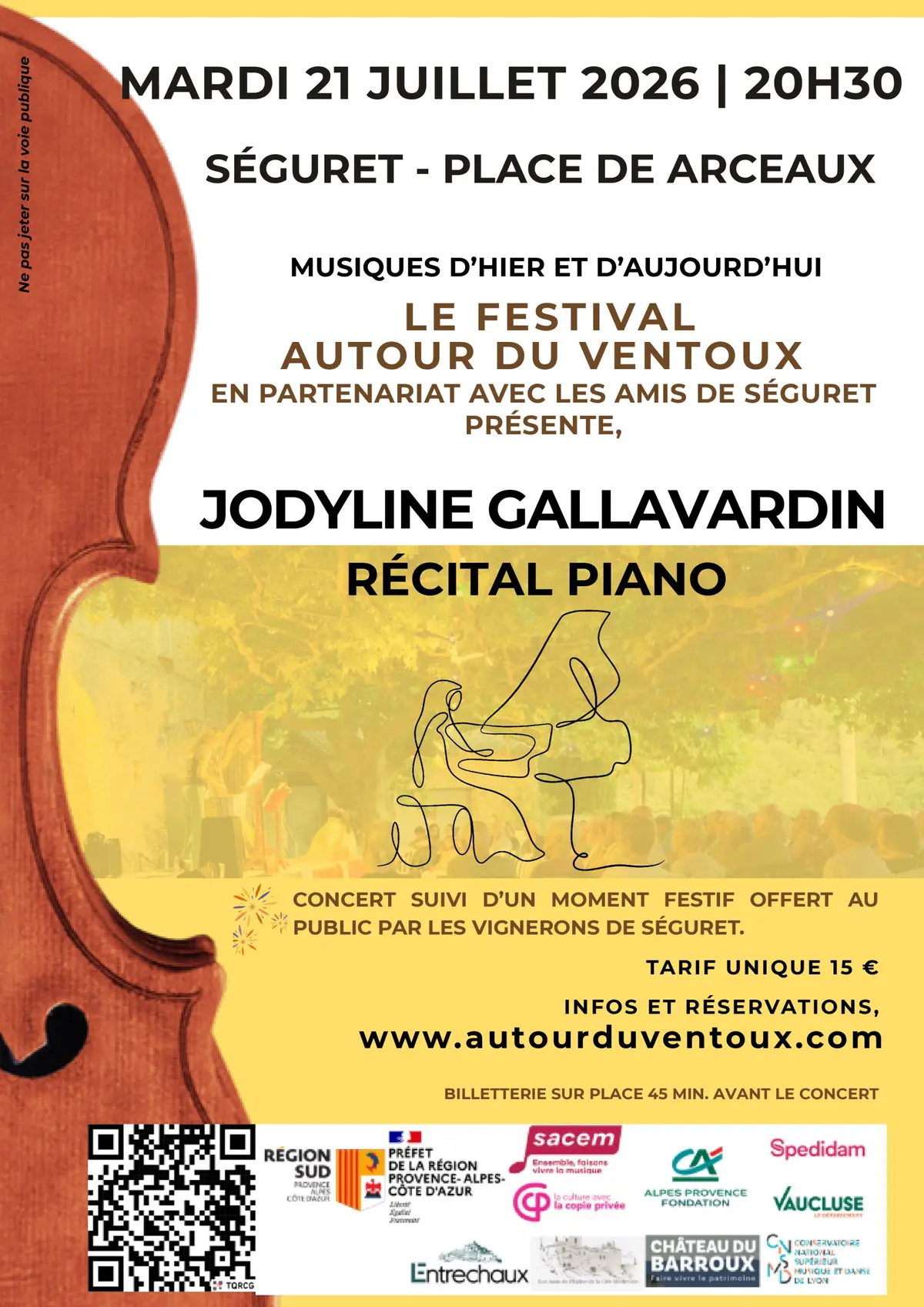 Récital Jodyline Gallavardin - Festival Autour du Ventoux