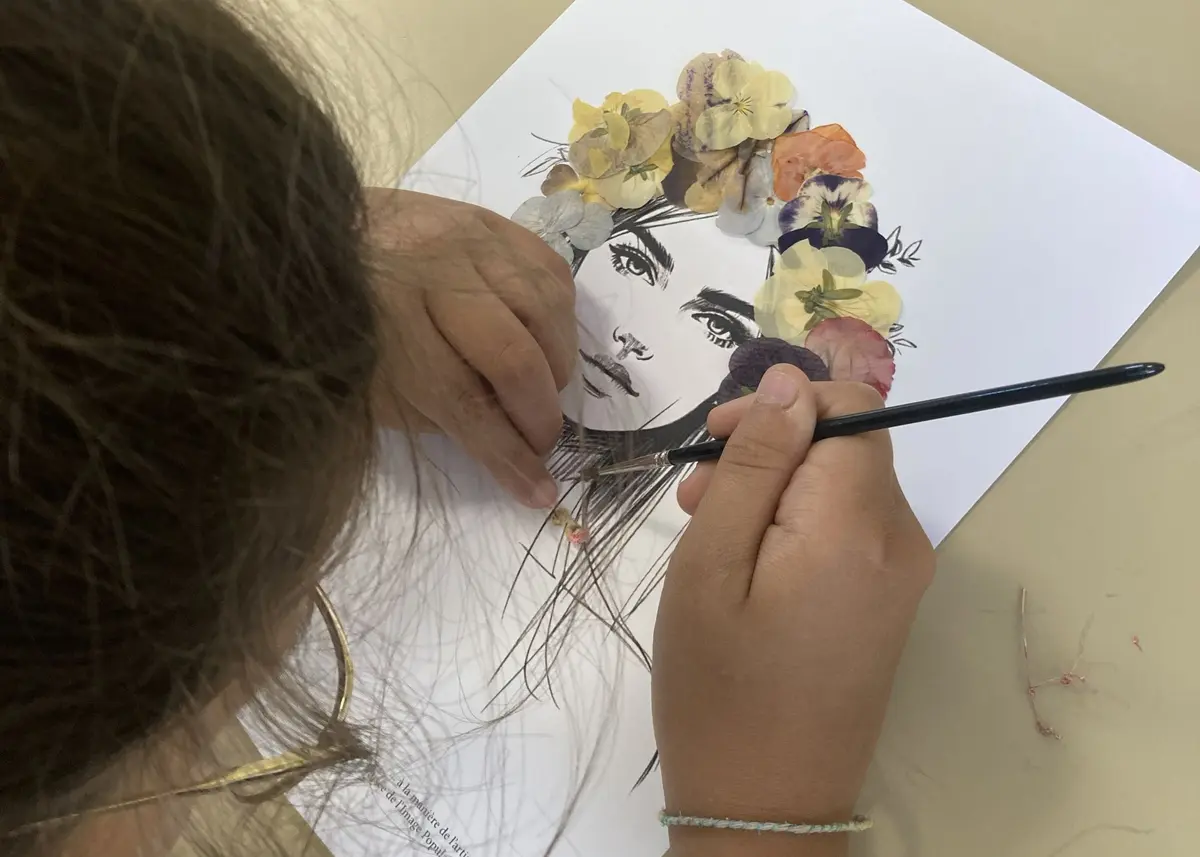 Atelier Adulte : Portraits fleuris à la manière d’Inès Wagner 