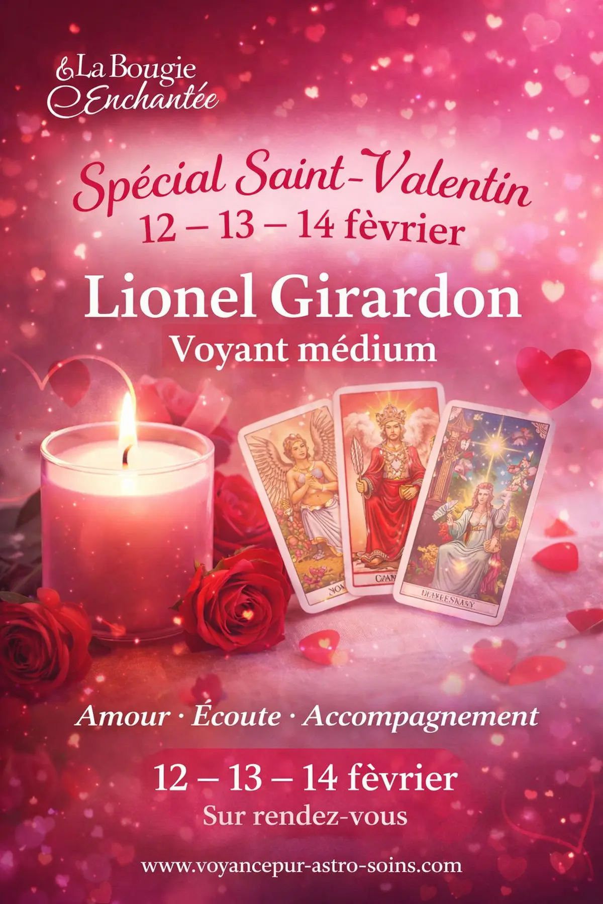 Voyance à Châtellerault – Spécial Saint-Valentin (12–14 février)