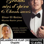 Concert Grands Airs d'Opéra et Chants Sacrés à la Chapelle de Méjannes-le-Clap