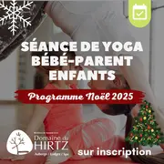 Séances yoga bébé-parent et enfant au Domaine du Hirtz