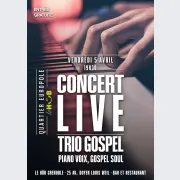 Trio gospel / Piano voix, gospel soul
