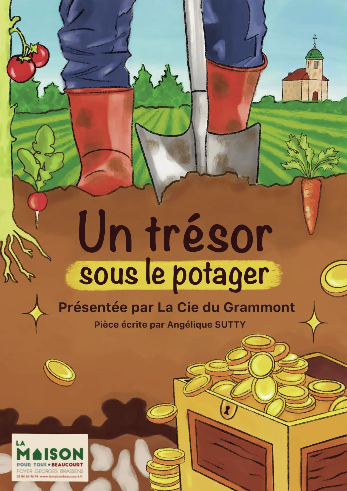 Un trésor sous le potager