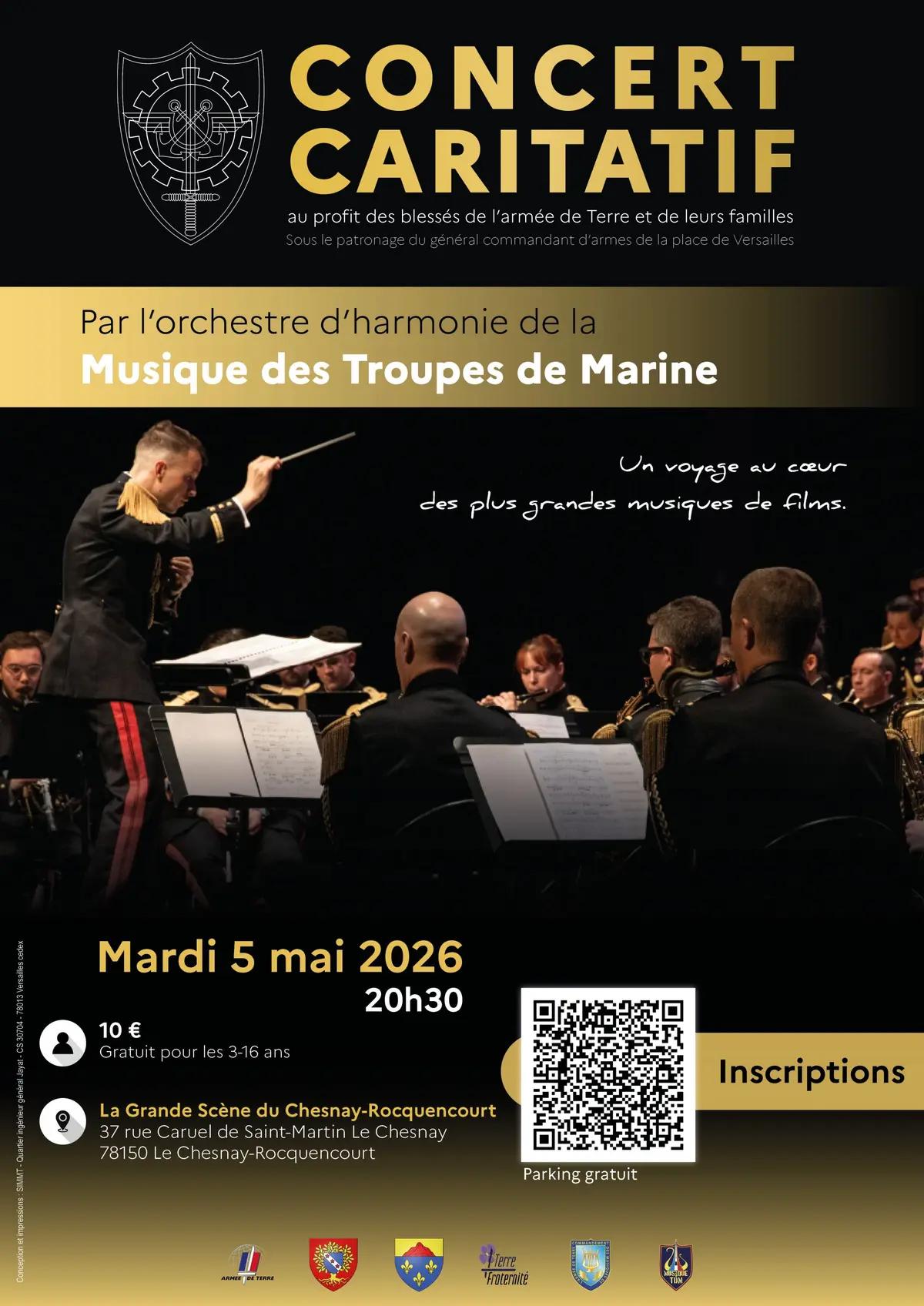 Concert caritatif au profit des Blessés de l'Armée de Terre 