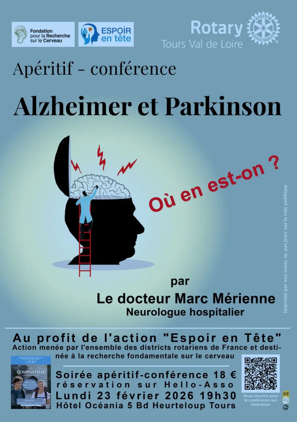 Conférence: Alzheimer & Parkinson, où en sommes nous?