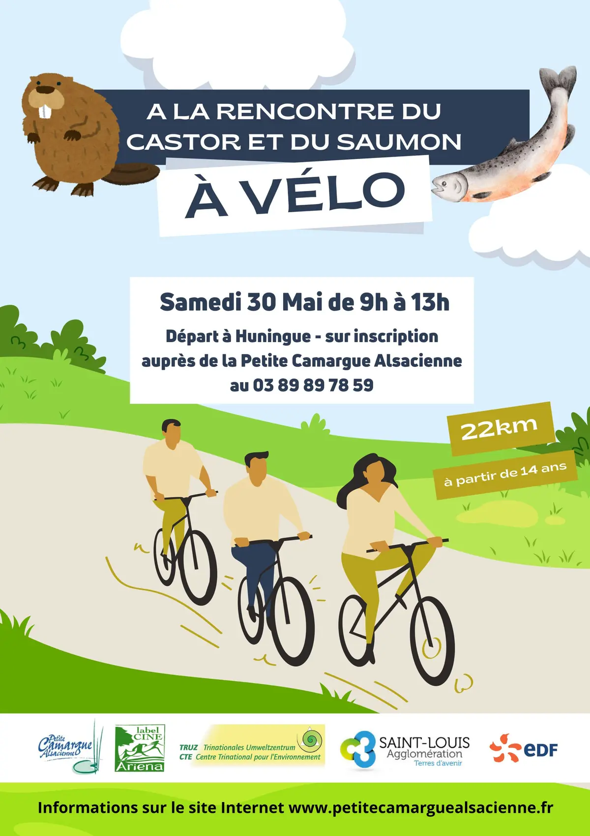 A vélo : A la rencontre du castor et du saumon !