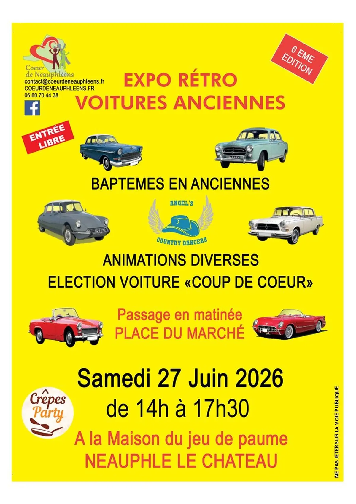 Expo rétro de voitures anciennes