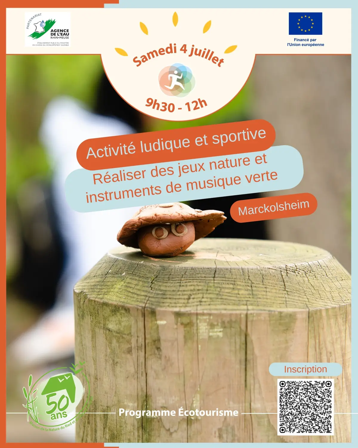 Réaliser des jeux nature et instruments de musique verte
