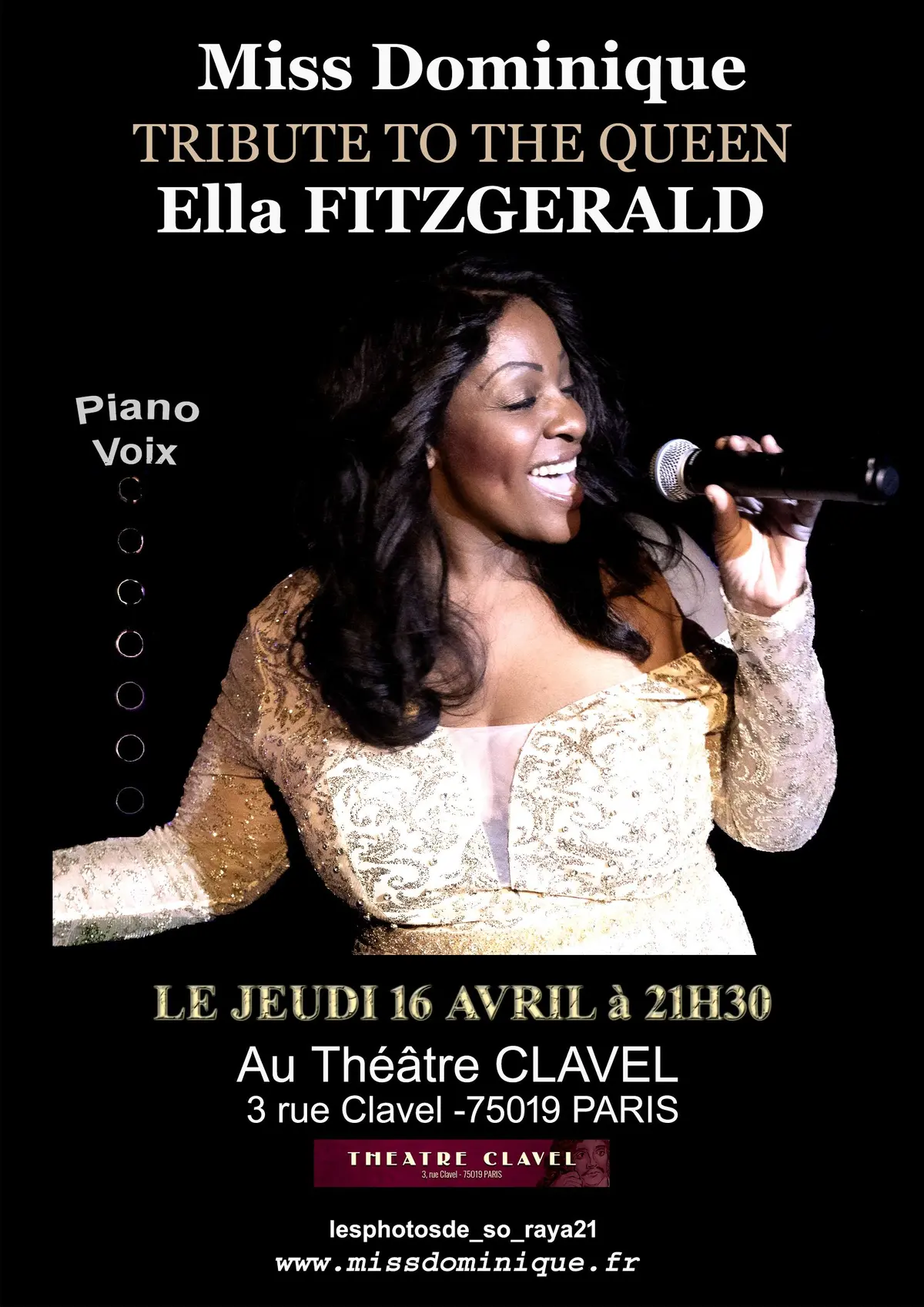 Miss Dominique Tribute to the queen  Ella FITZGERALD