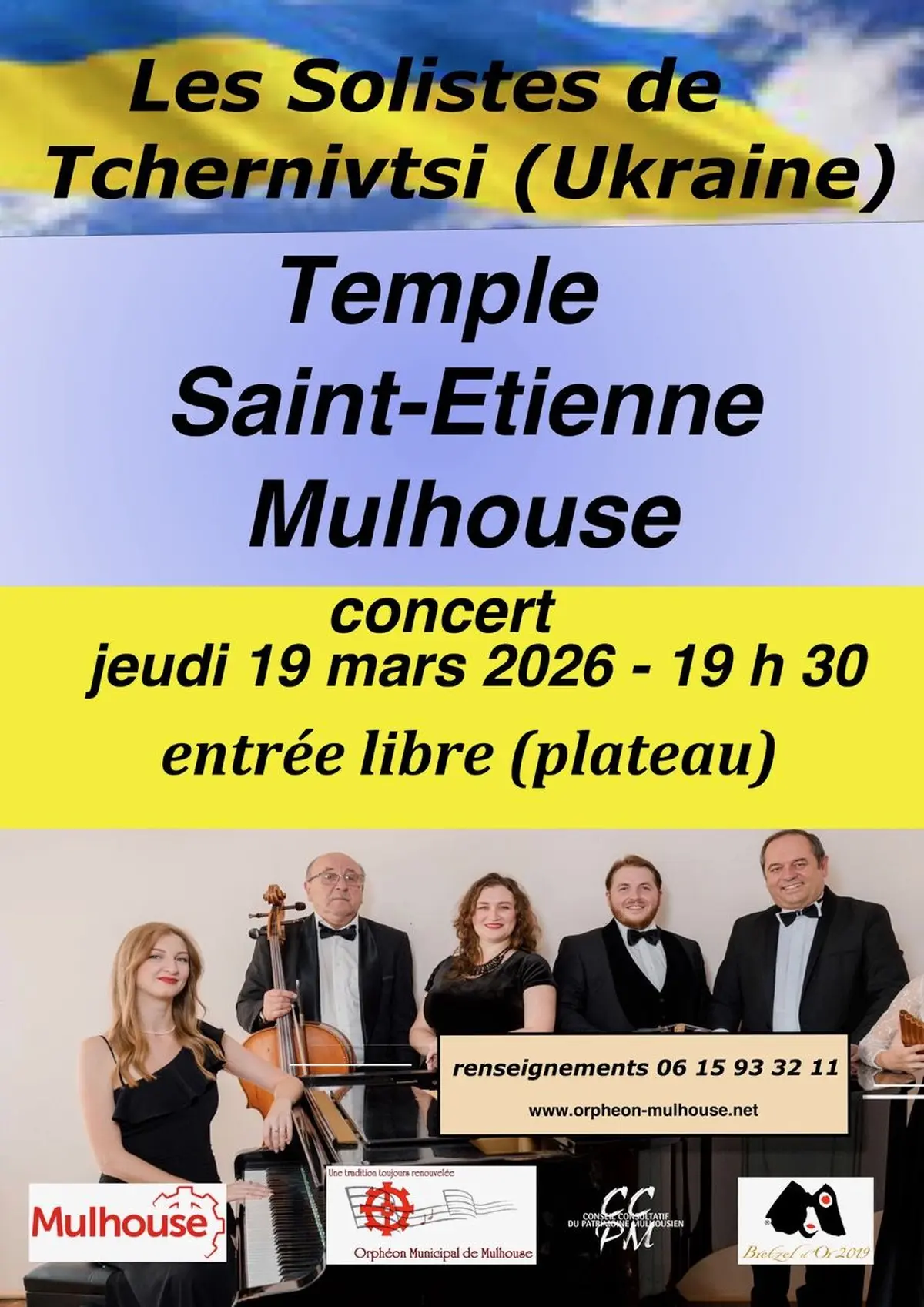 Concert solidaire - Par Les Solistes de Tchernivtsi 
