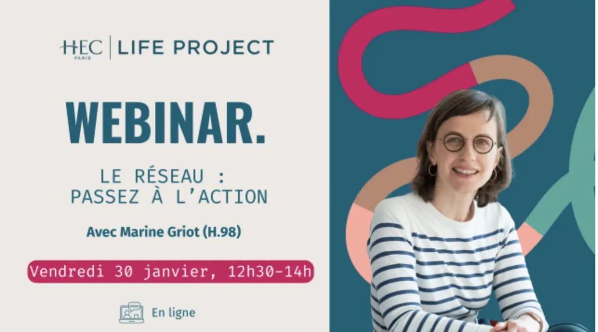 Webinar Le réseau : passez à l'action
