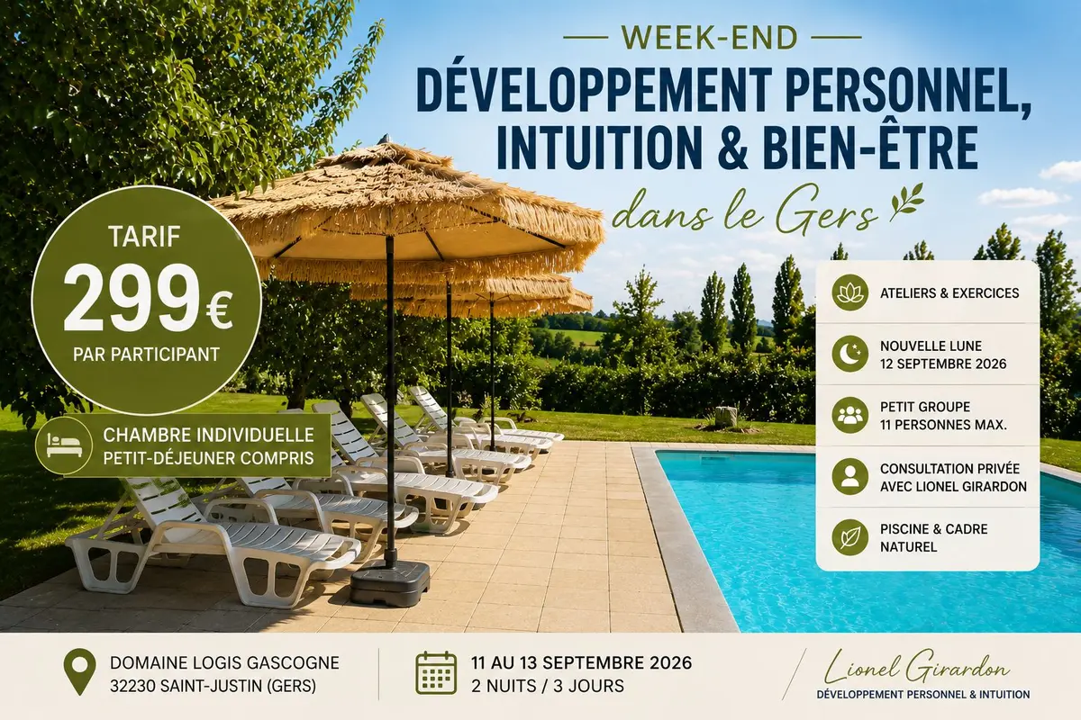 Week-end Intuition, Bien-être et Développement Personnel dans le Gers