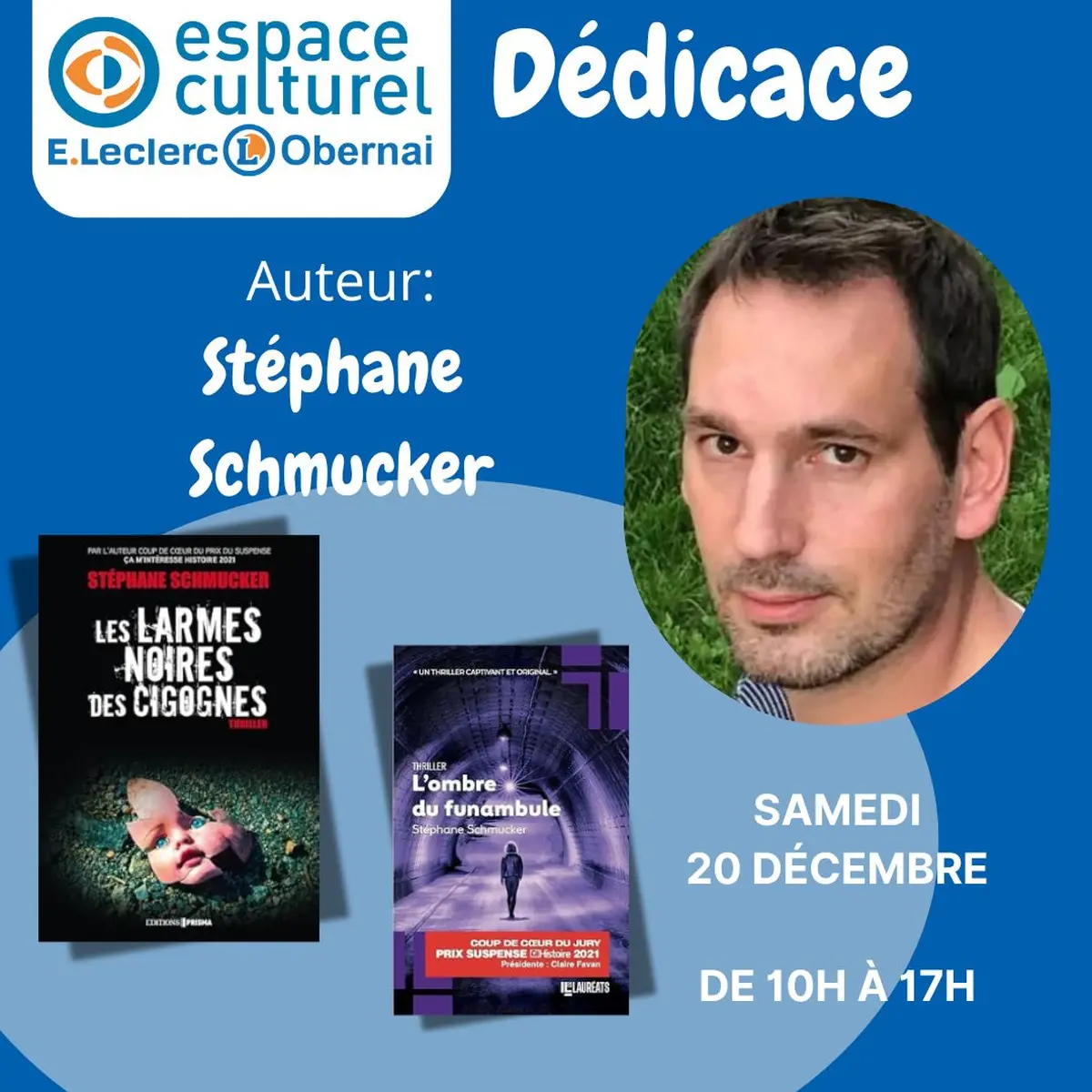 Séance de dédicaces Stéphane Schmucker