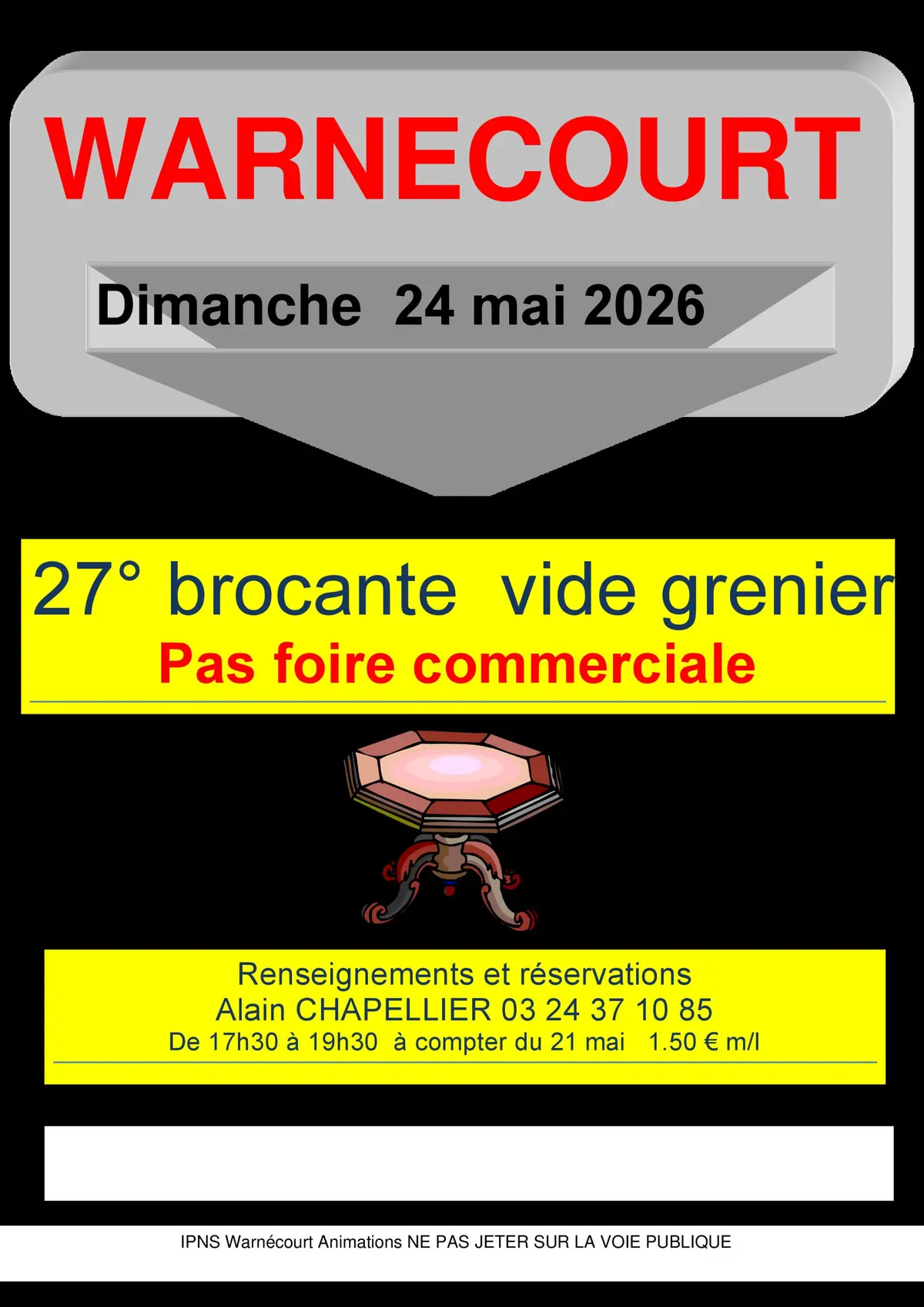 Brocante vide grenier