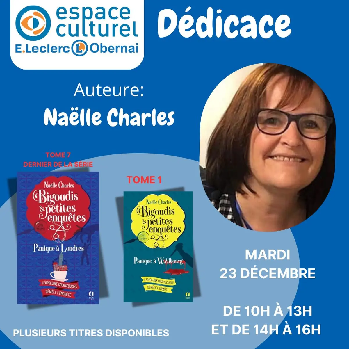 Séance de dédicaces Naëlle Charles