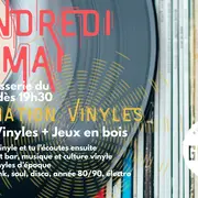 Bar à vinyle et jeux en bois géant/ Bar et Micro-Brasserie du Grillen Colmar