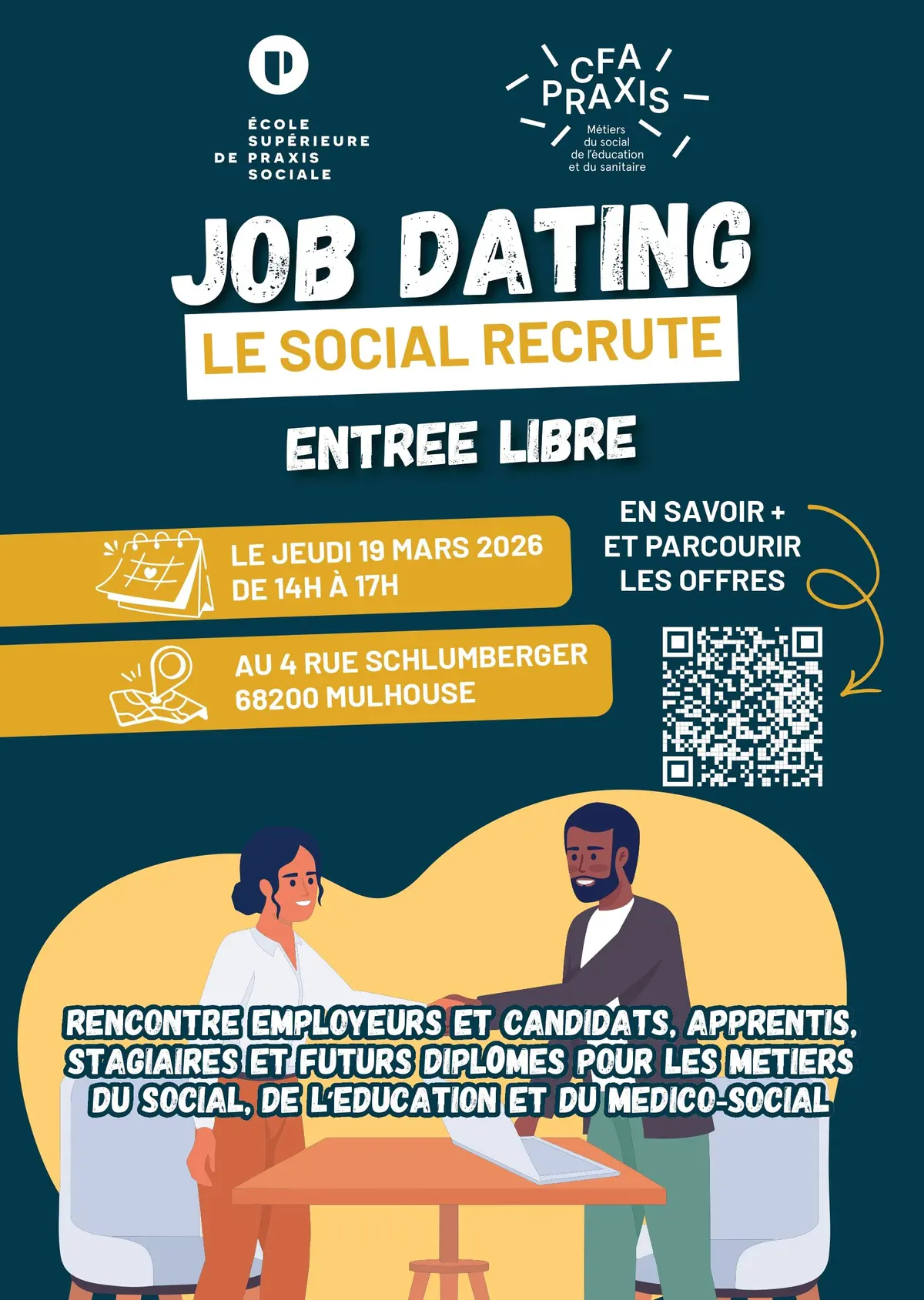 5e édition du Job Dating : Le social recrute