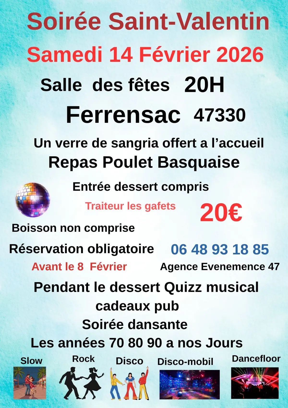 Soirée Saint-Valentin