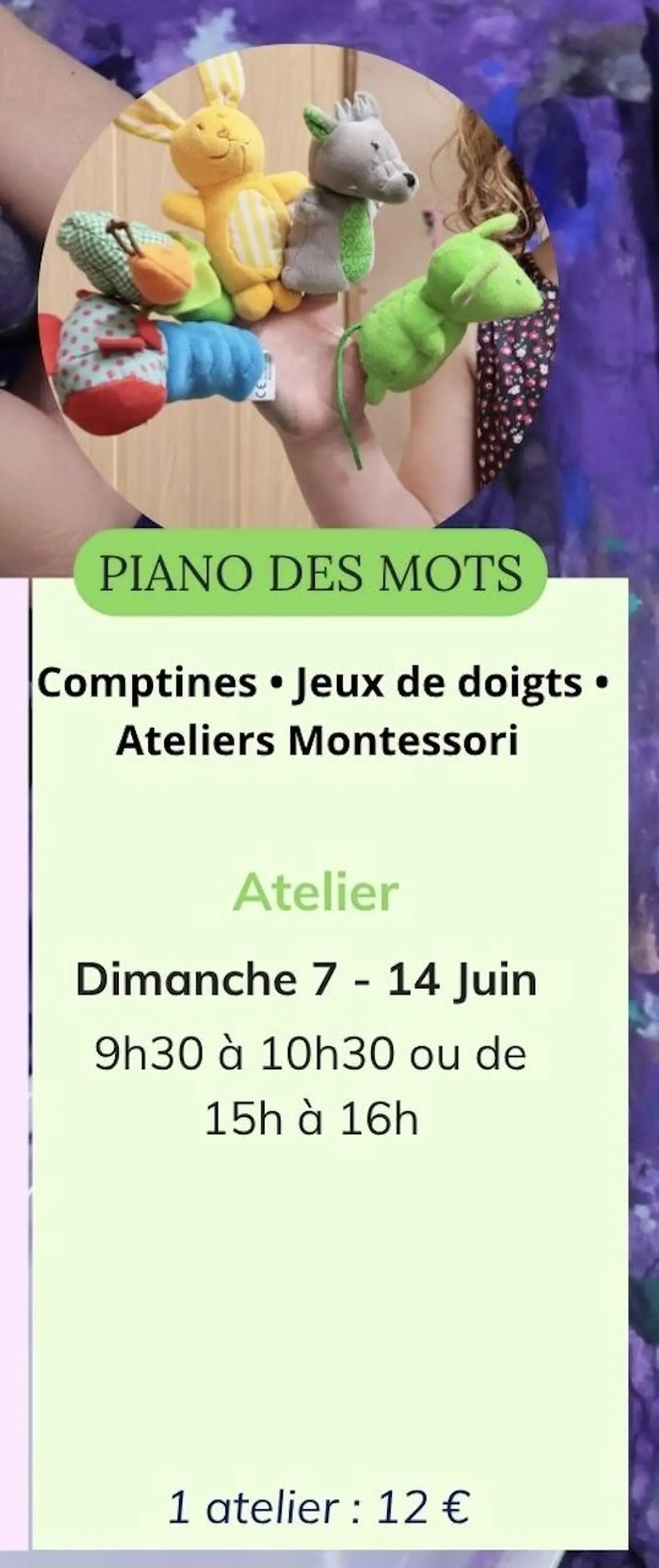 Ateliers d'éveil au langage