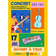 Concert par les professeurs de l'école de musique du Cairn