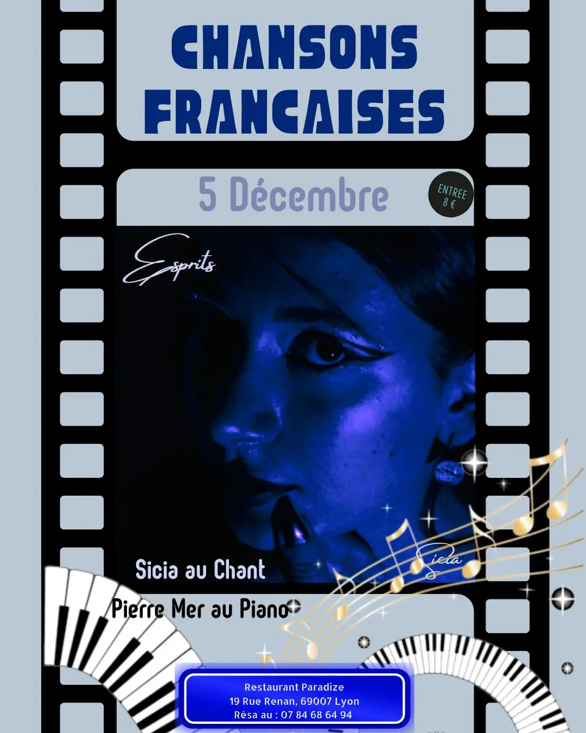 Diner concert Chanson Française (compositions)