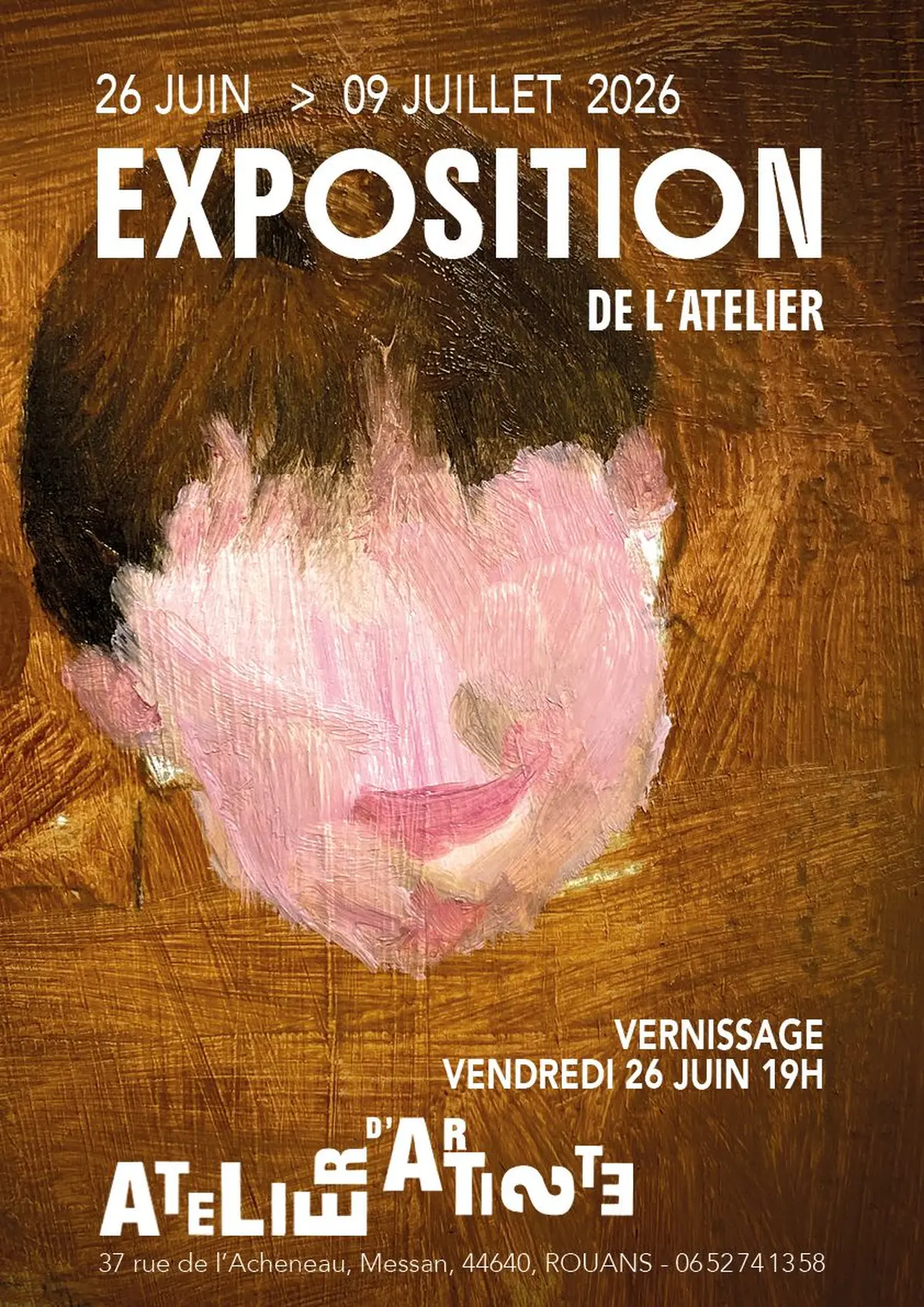 Exposition des travaux de l'Atelier d'Artiste de Rouans.