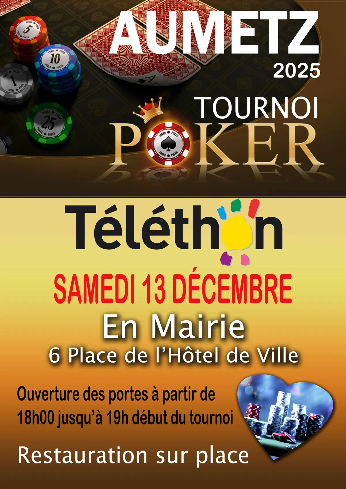 Poker Téléthon Aumetz 2025