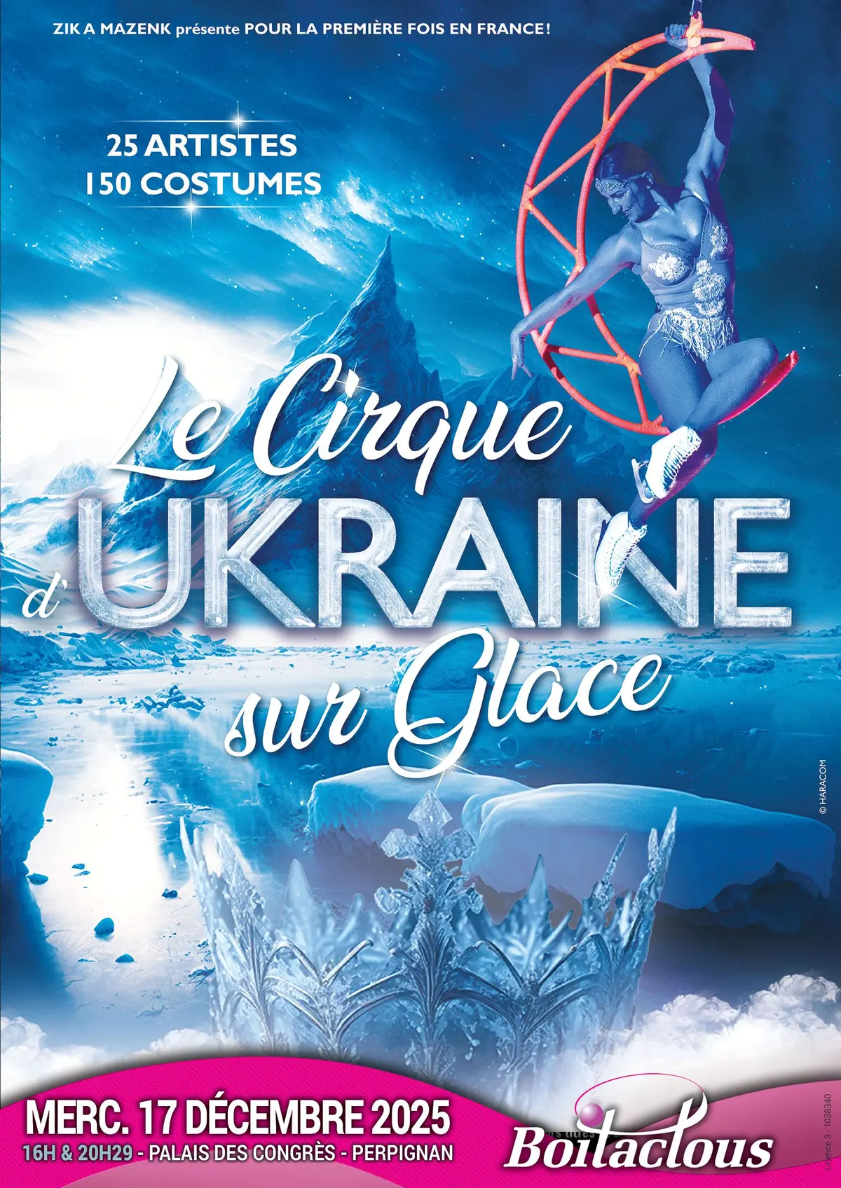 Le Royaume des Glaces par le Cirque d'Ukraine sur glace