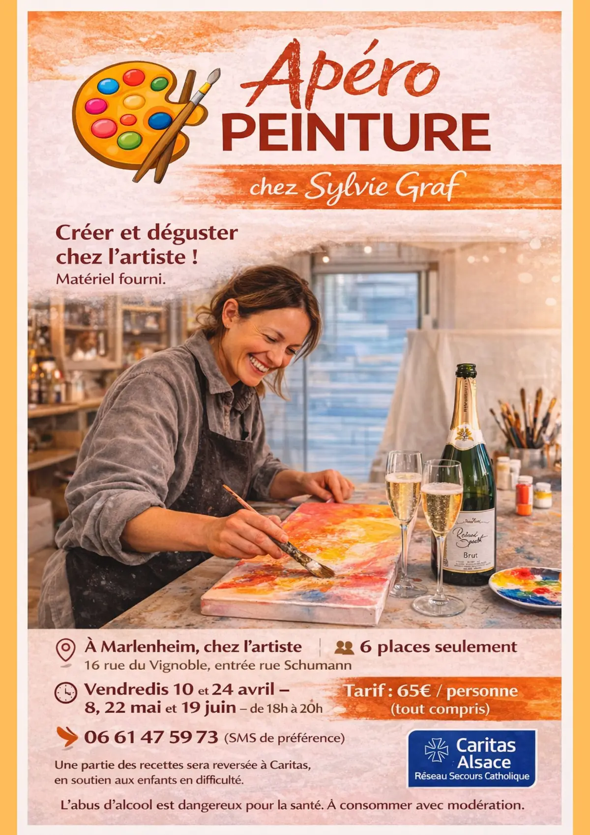 Apéro Peinture chez l’artiste