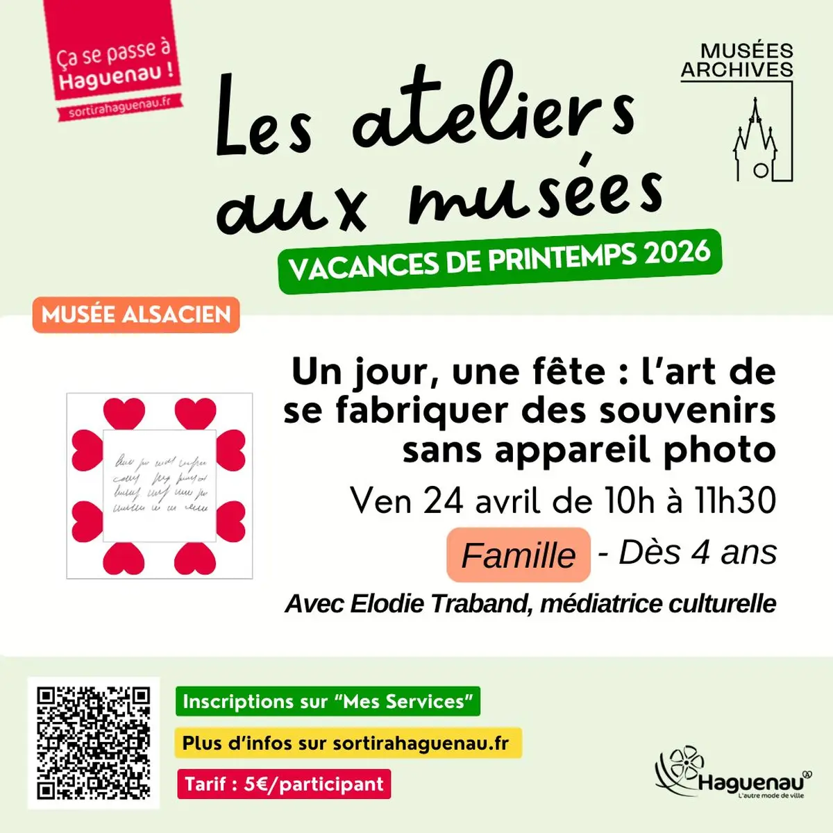 Atelier famille  « l’art de se fabriquer des souvenirs sans appareil photo »