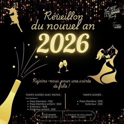 Réveillon du Nouvel An – En mode Family à l’École de Danse Marc Fabrici