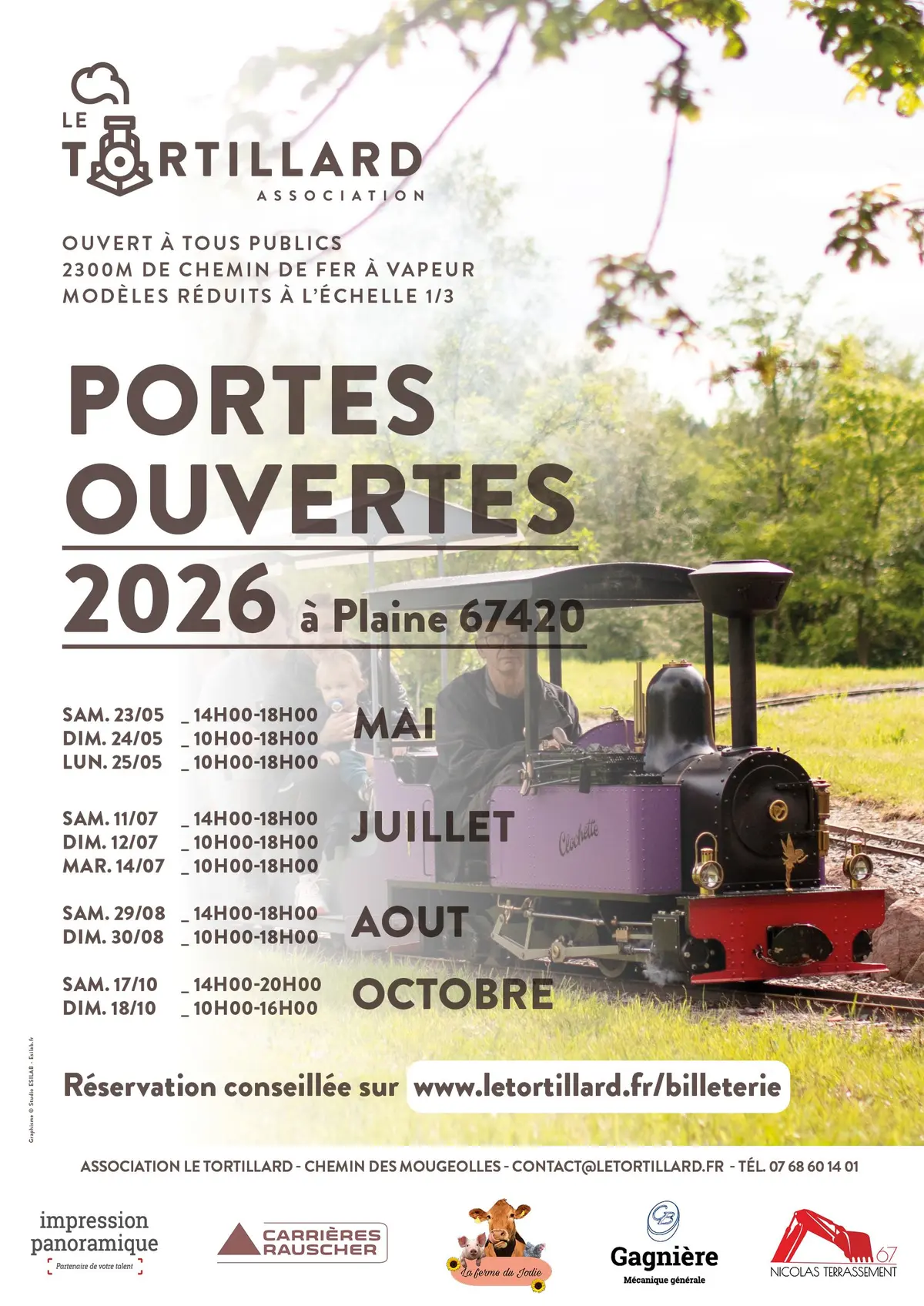 Trains à vapeur : portes ouvertes