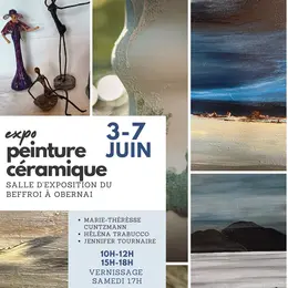 Exposition peinture, sculpture et céramique au Beffroi d’Obernai