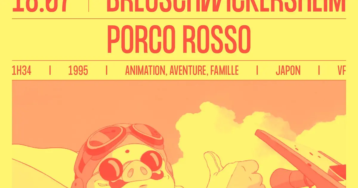 Ciné Plein Air ! - Porco Rosso