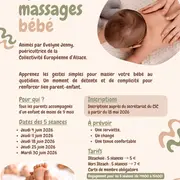 Ateliers massages bébé