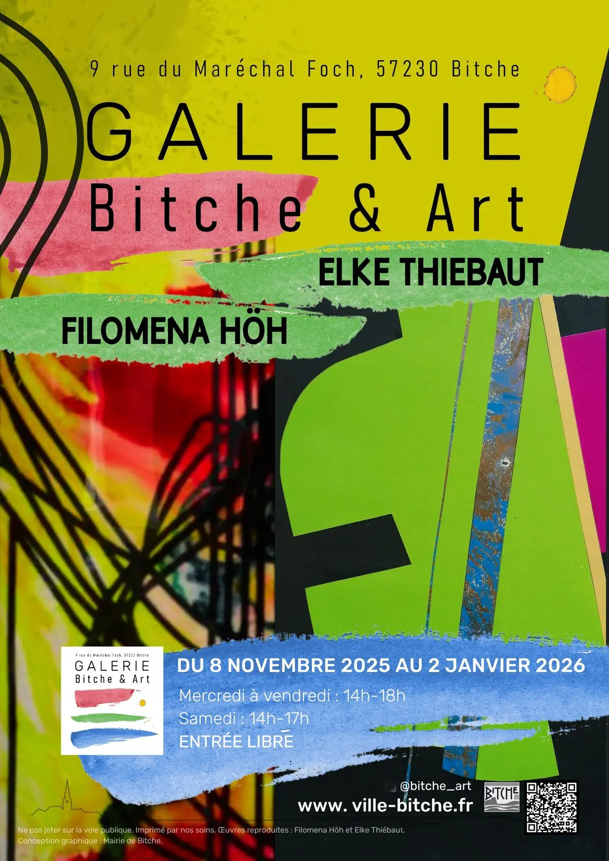 Nouvelle exposition à la galerie Bitche et Art : Elke Thiébaut & Filomena Höh