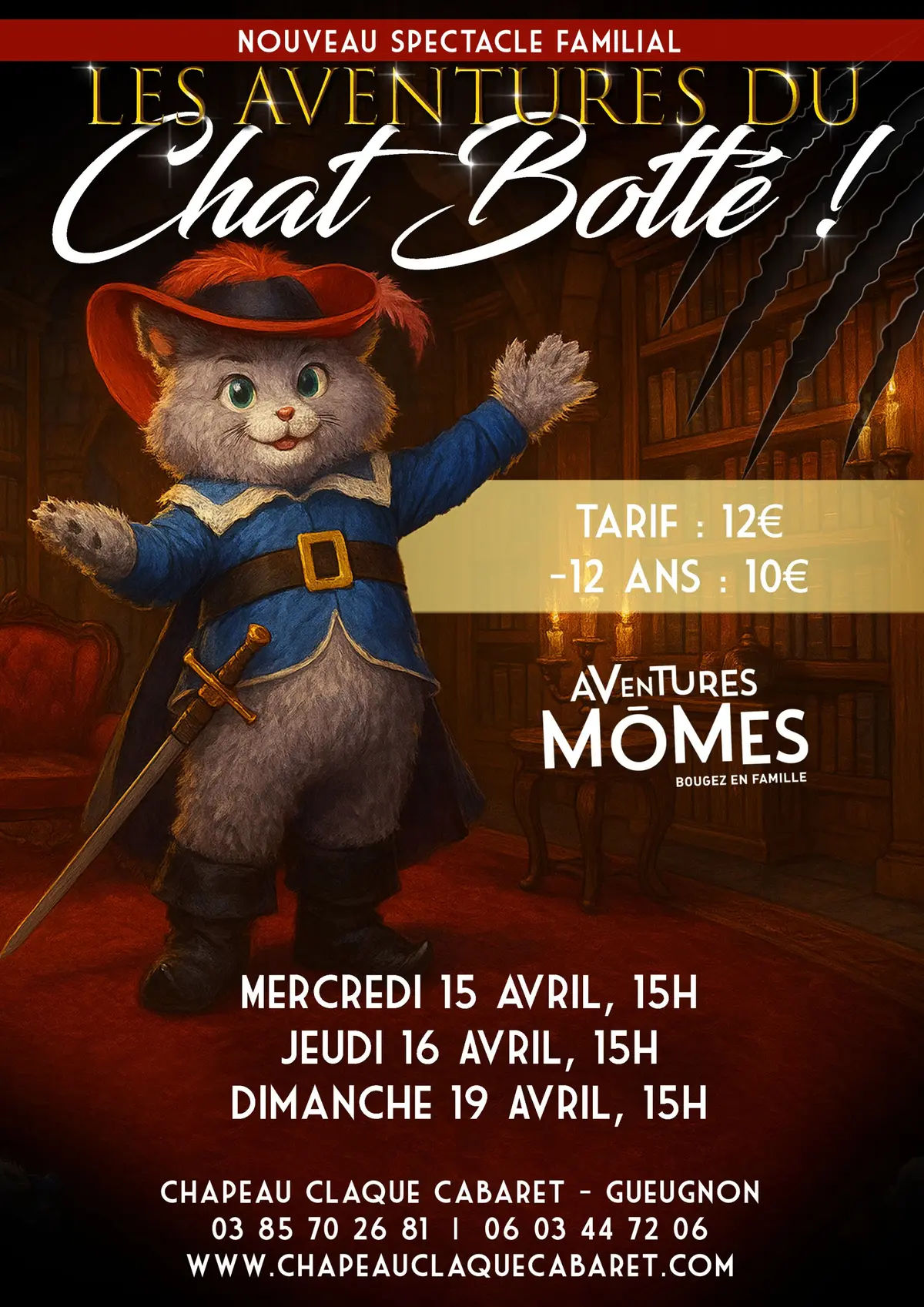 Les aventures du Chat Botté - Spectacle Familial du Printemps