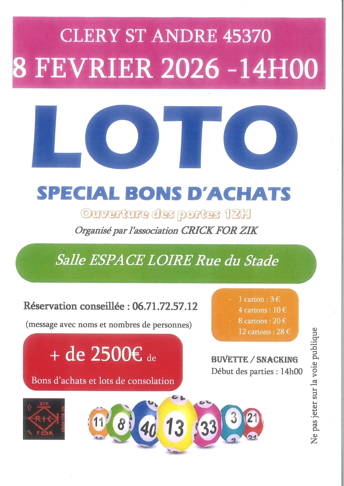 LOTO spécial bons d'achats