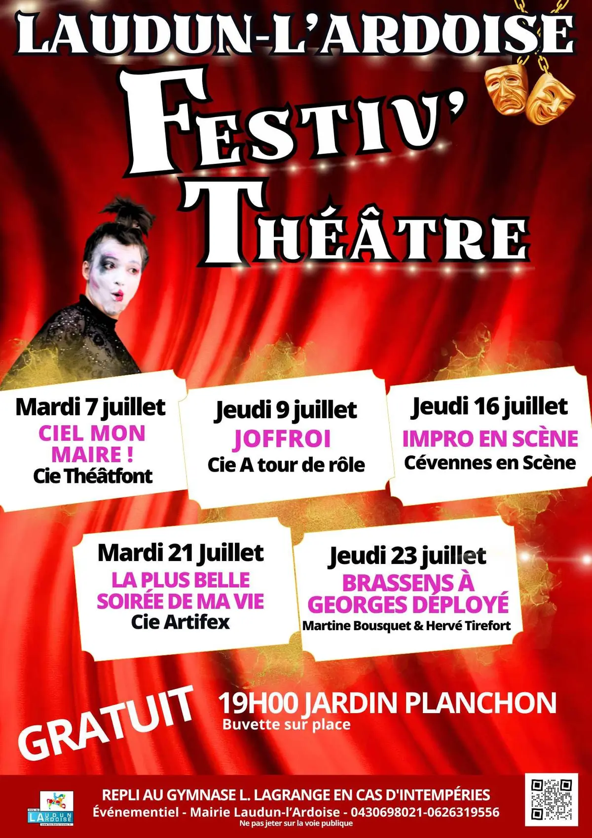 Le Festiv'théâtre Juillet 2026