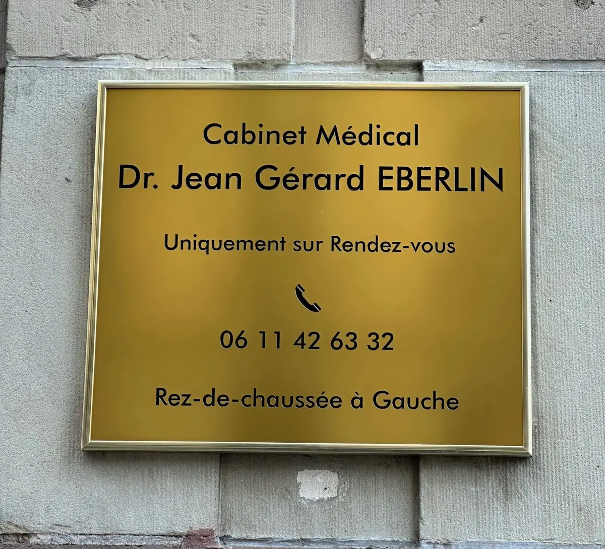 Dr. Jean Gérard EBERLIN