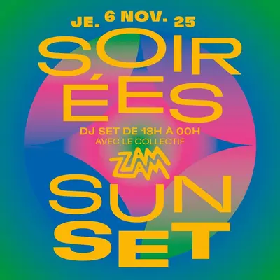 Soirée Sunset #7 - DJ Set avec le collectif Zam Zam